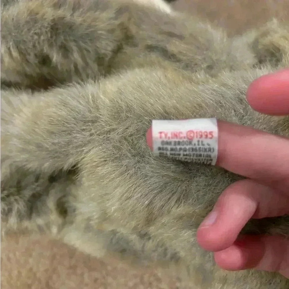 Lot Of 2 Large Beanie Babies- Muffin And Tumbles 1995 - Picture 7 of 10